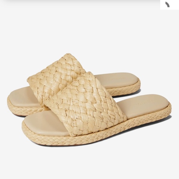 Vince Shoes - Vince rumi raffia sandals size 7
